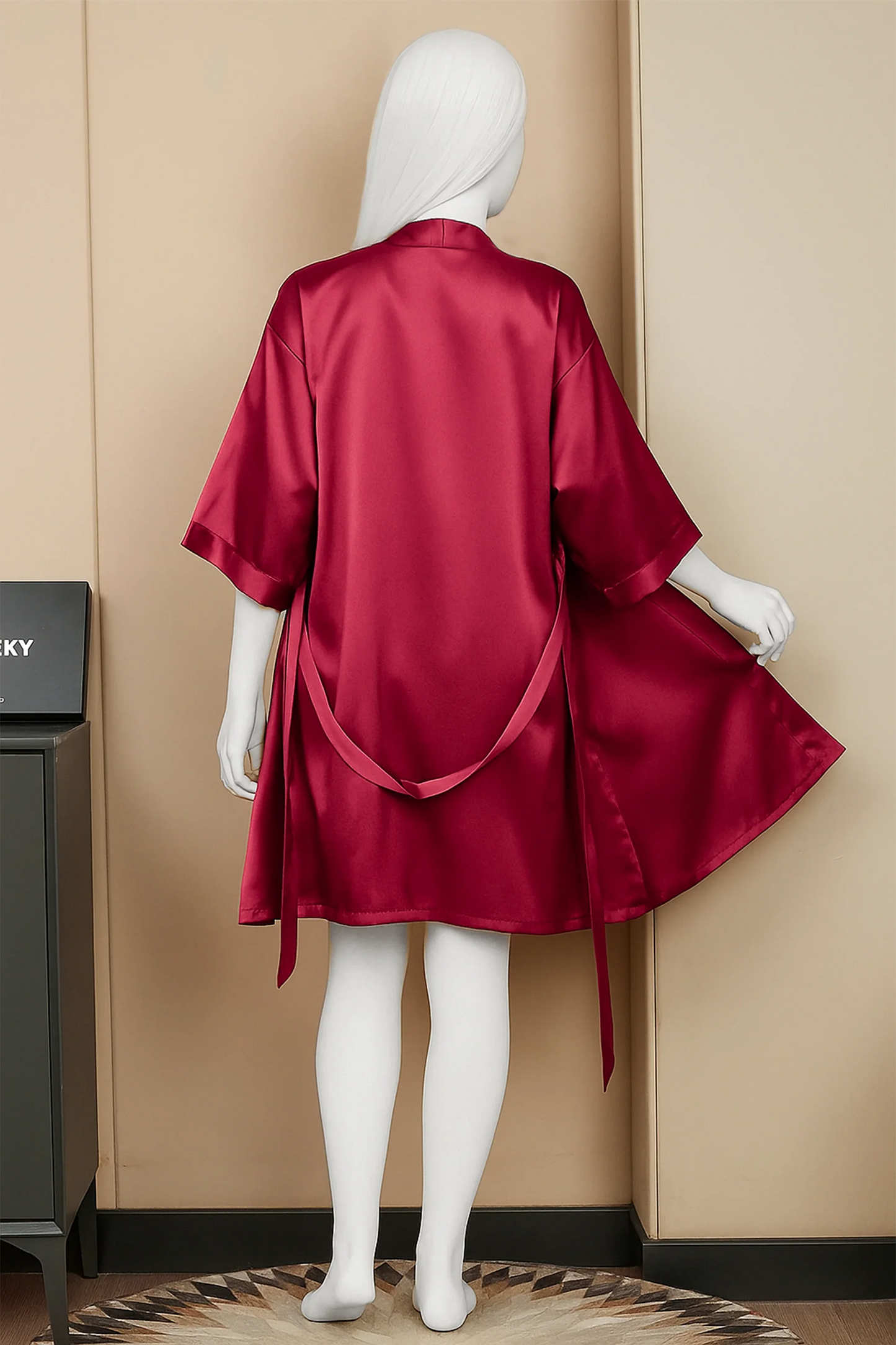 Premium Silk Fabric Gown with Stylish Coordinated Short Top for Women.
